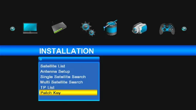ALi3510C HW102.02.001 installation menu