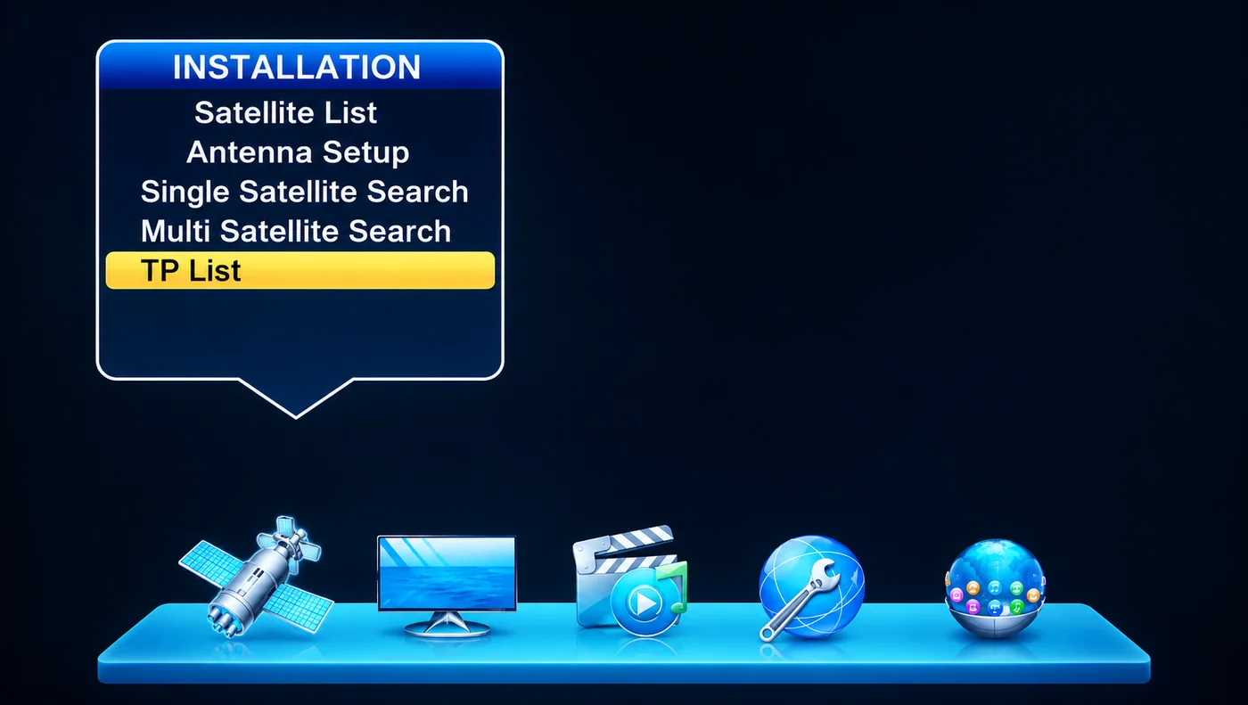 ALi3510D installation menu