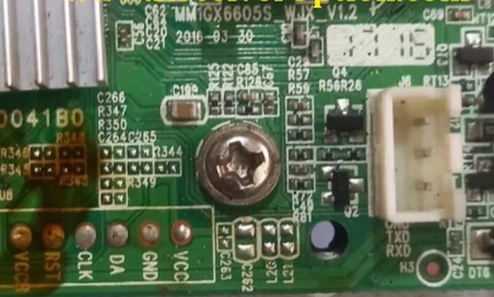 Circuit board photo with silkscreen MM1GX6605S V1.2 and date 2016-03-30